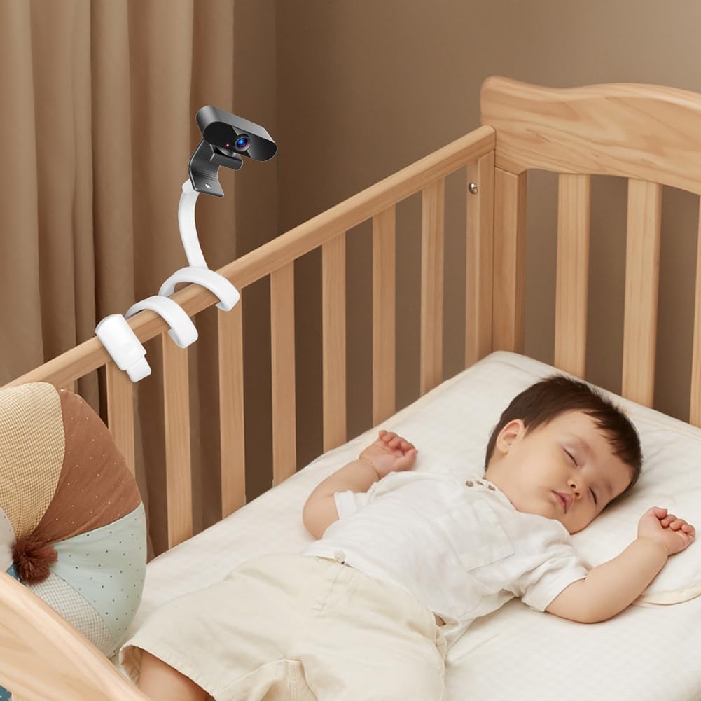 offcup baby surveillance camera stand, universal flexible camera mount and adjustable with 1/4 inch screw, baby monitor stand for cot table room (straight) offcup baby surveillance camera stand, universal flexible camera mount and adjustable with 1/4 inch screw, baby monitor stand for cot table room (straight)