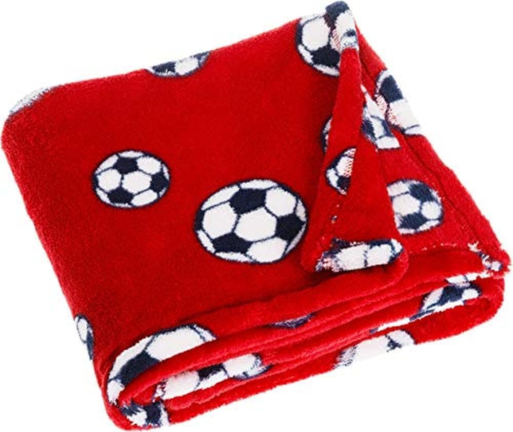 playshoes baby soft fleece football nursery blankets, blue, 75 x 100 cm / 29.5 x 39.4 inch playshoes baby soft fleece football nursery blankets, blue, 75 x 100 cm / 29.5 x 39.4 inch