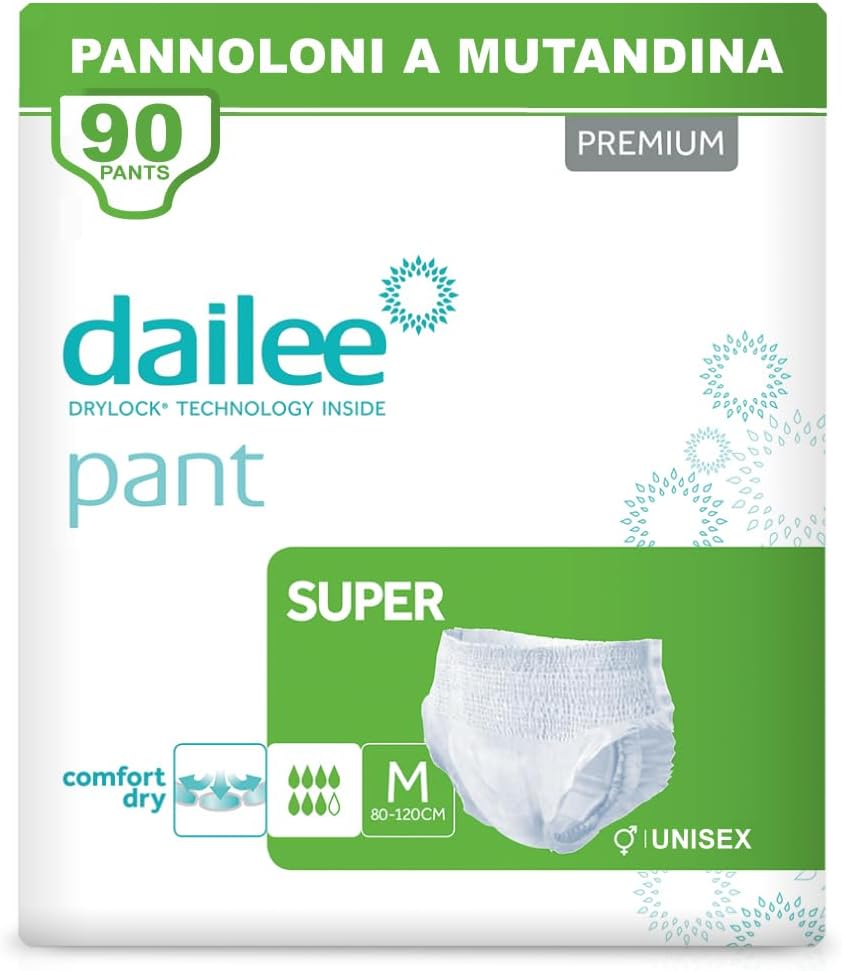 dailee pants super m 90x incontinence pants for men and women 6 pack of 15 adult nappies high absorbency pull up diapers, leak proof disposable protective briefs dailee pants super m 90x incontinence pants for men and women 6 pack of 15 adult nappies high absorbency pull up diapers, leak proof disposable protective briefs