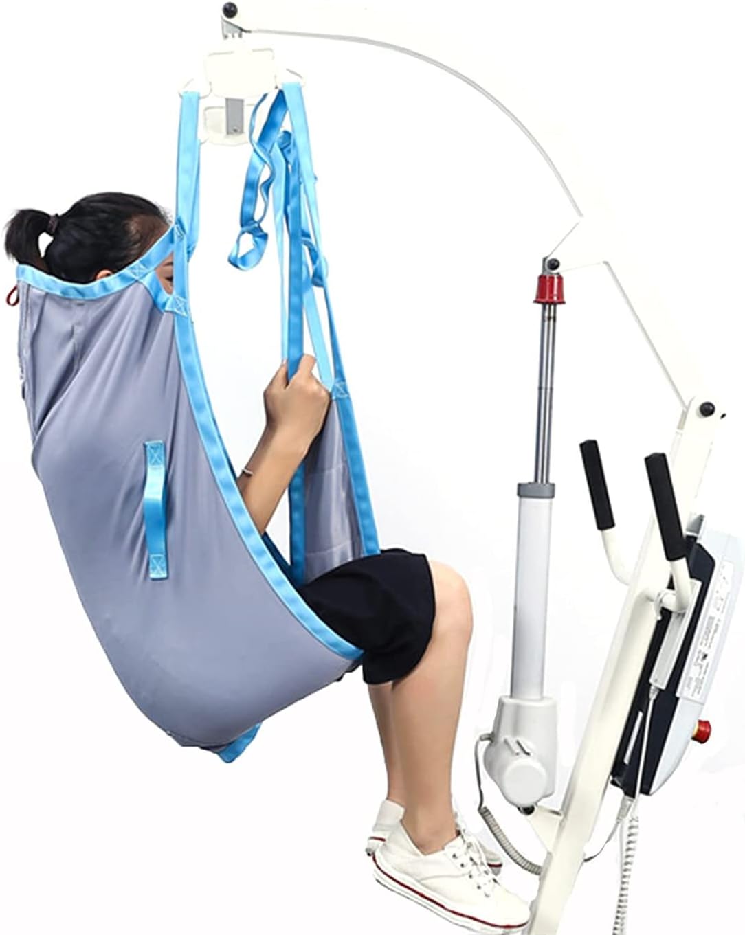 patient lift sling, deluxe padded toileting lift sling with head support, divided leg shower sling for elderly and disabled, heavy duty transfer sling patient lift sling, deluxe padded toileting lift sling with head support, divided leg shower sling for elderly and disabled, heavy duty transfer sling