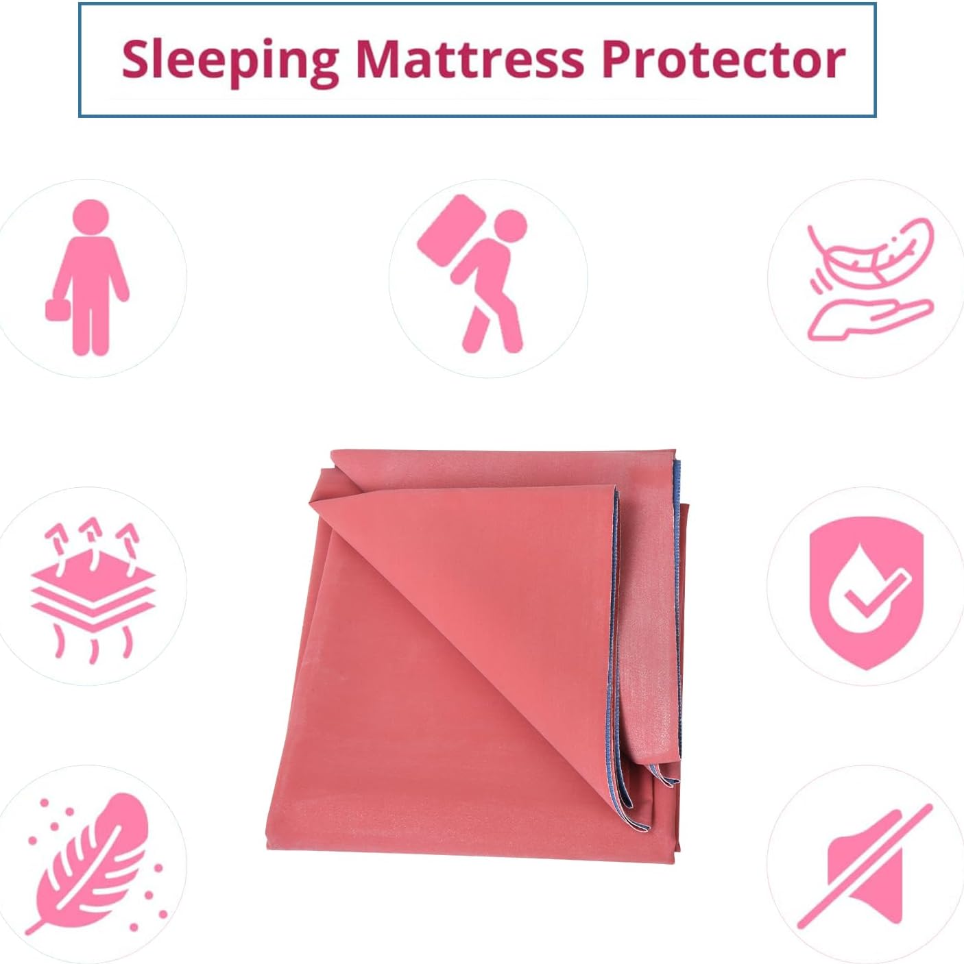 rubberized fabric sheet for bed adult, toddler, mattress protector, non absorbent oil cloth, reusable rubberized textile fabric crib 2 meter(78x39 inches)(200x100 cm), peach rubberized fabric sheet for bed adult, toddler, mattress protector, non absorbent oil cloth, reusable rubberized textile fabric crib 2 meter(78x39 inches)(200x100 cm), peach