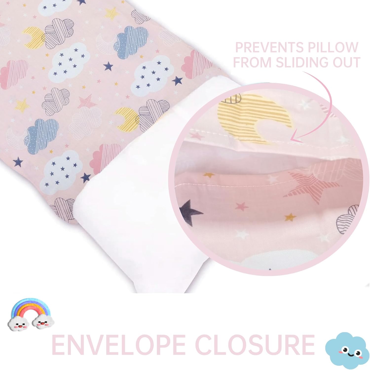 baby toddler pillow case 2 pack 100% cotton pillow cover cot bed pillow pair cases 40x60cm soft baby pillow case for girl bedding gifts for kids travel pillow pillowcase(elephant+pink cloud) baby toddler pillow case 2 pack 100% cotton pillow cover cot bed pillow pair cases 40x60cm soft baby pillow case for girl bedding gifts for kids travel pillow pillowcase(elephant+pink cloud)