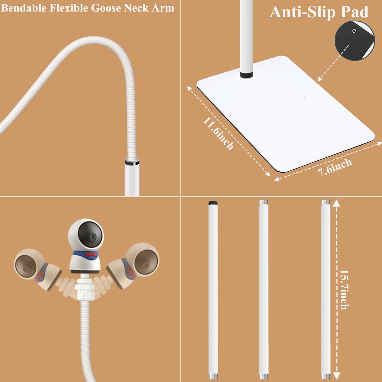 baby monitor holder floor stand for boifun baby 2s,baby 5s,baby 6t/iegeek baby 1t/deatti bm101 m baby monitor holder floor stand for boifun baby 2s,baby 5s,baby 6t/iegeek baby 1t/deatti bm101 m