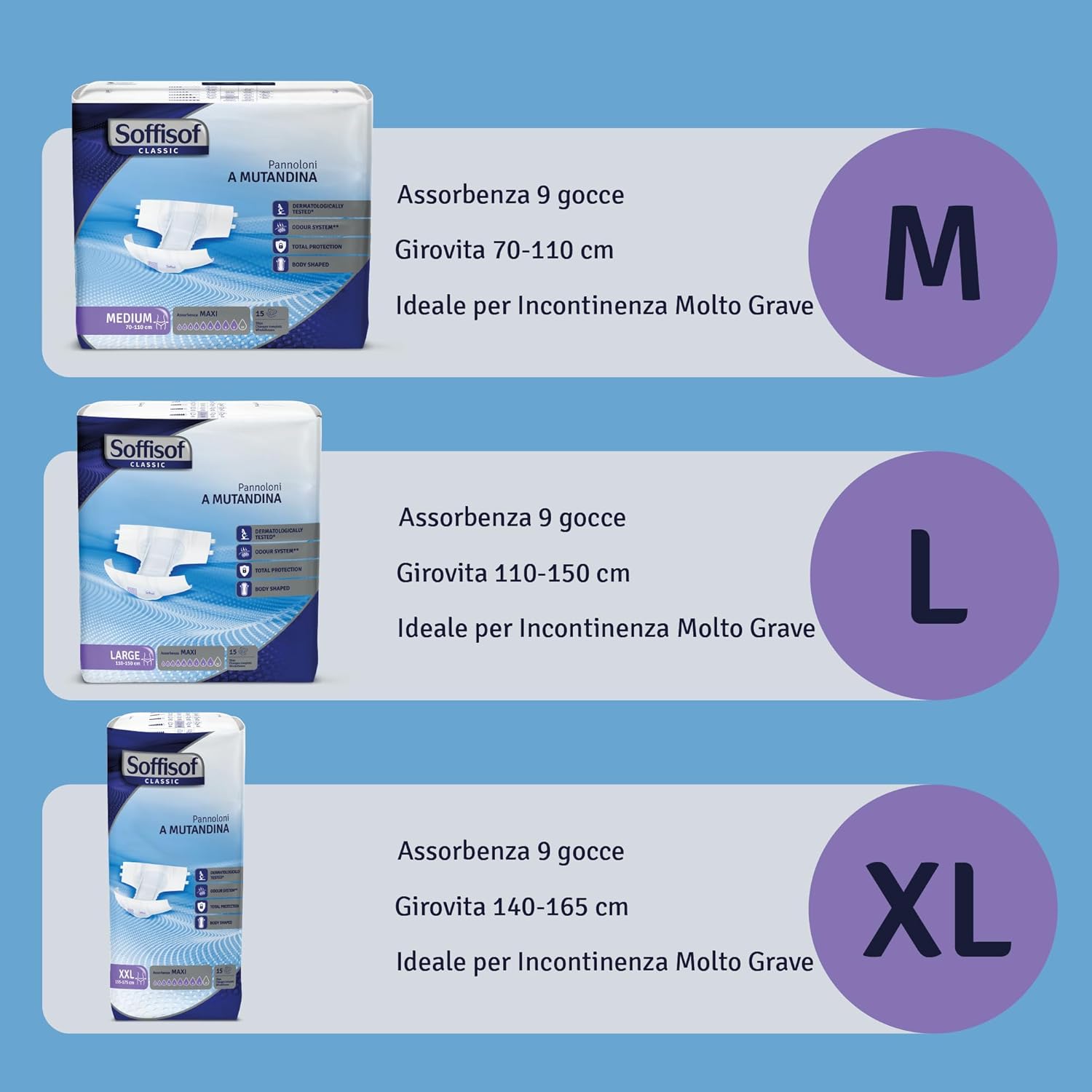soffisof classic adult diapers maxi m 15x adult nappies disposable incontinence briefs up to 9 drops absorbency for men and women single pack soffisof classic adult diapers maxi m 15x adult nappies disposable incontinence briefs up to 9 drops absorbency for men and women single pack