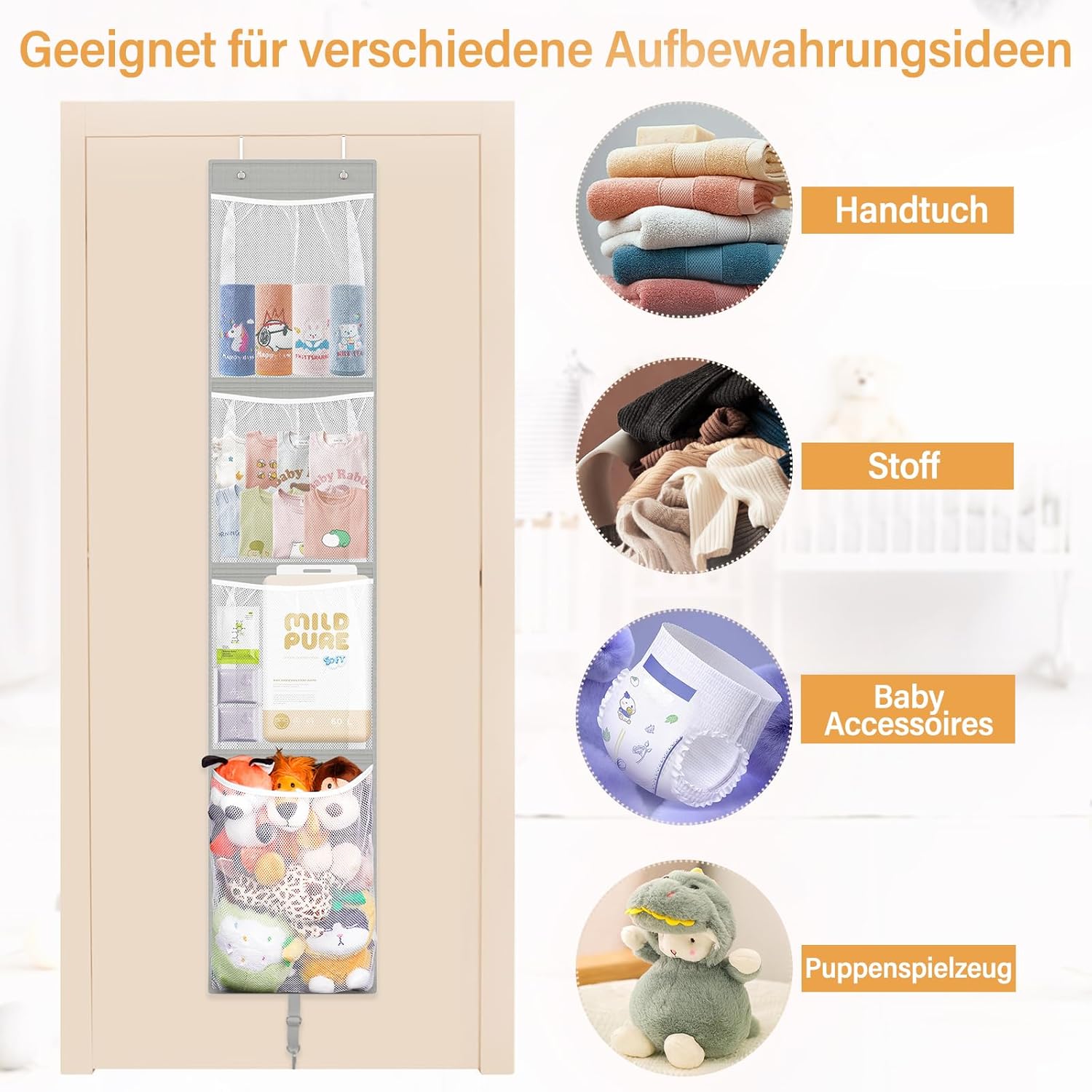 animal storage over door, hanging toy organizer, plush doll & bear baby accessory holder idea for nursery, 12 inch wide mesh bag for bi fold door closet girl boy kid room animal storage over door, hanging toy organizer, plush doll & bear baby accessory holder idea for nursery, 12 inch wide mesh bag for bi fold door closet girl boy kid room