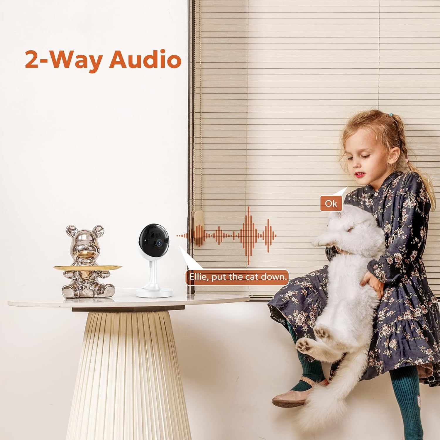 owltron 2k indoor camera 2 pack, 2.4ghz home security cameras for baby & elder, motion detection, night vision, 2 way talk wifi camera, baby monitor works with app & alexa owltron 2k indoor camera 2 pack, 2.4ghz home security cameras for baby & elder, motion detection, night vision, 2 way talk wifi camera, baby monitor works with app & alexa