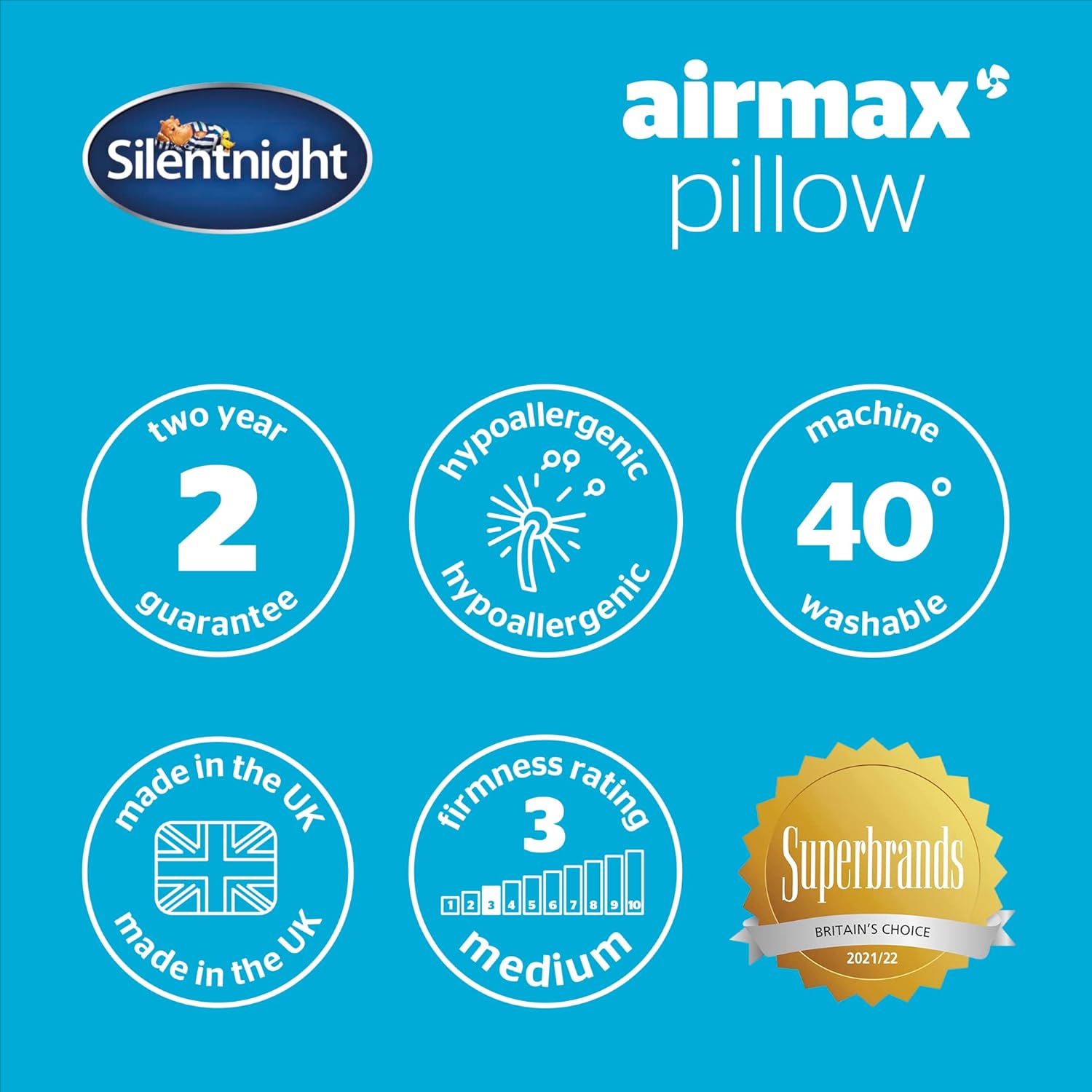silentnight airmax pillow pack of 2 – air mesh sides maximising airflow preventing overheating for a cool night's sleep – machine washable and hypoallergenic bed pillow 2 pack silentnight airmax pillow pack of 2 – air mesh sides maximising airflow preventing overheating for a cool night's sleep – machine washable and hypoallergenic bed pillow 2 pack