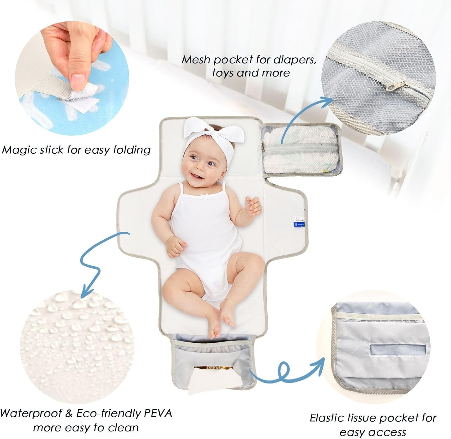reusable changing pad covers with tissue pocket portable changing pad for baby infant travel station kit merry christmas blue christmas stockings reusable changing pad covers with tissue pocket portable changing pad for baby infant travel station kit merry christmas blue christmas stockings