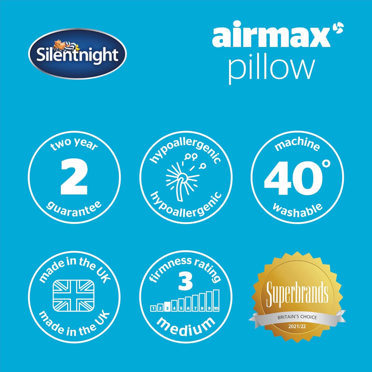 silentnight airmax pillow pack of 2 – air mesh sides maximising airflow preventing overheating for a cool night's sleep – machine washable and hypoallergenic bed pillow 2 pack silentnight airmax pillow pack of 2 – air mesh sides maximising airflow preventing overheating for a cool night's sleep – machine washable and hypoallergenic bed pillow 2 pack
