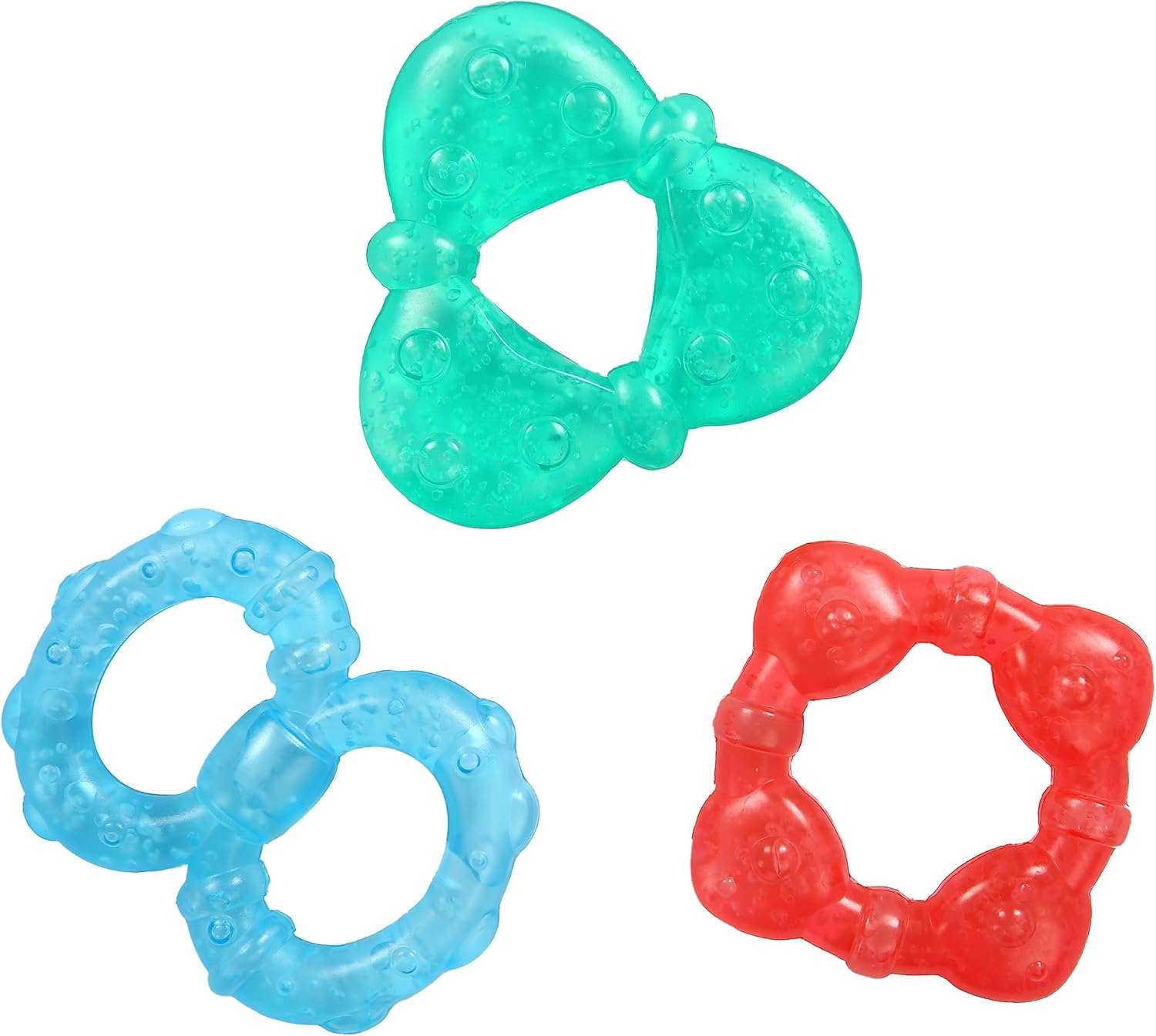 bright starts stay cool teethers, water filled & chillable, bpa free teething toy, ages 3 months+, unisex, 3 pack bright starts stay cool teethers, water filled & chillable, bpa free teething toy, ages 3 months+, unisex, 3 pack