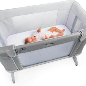 chicco next2me forever co sleeping crib and cot suitable from birth up to 4 years 11 adjustable height positions air flow toddler bed compatible ash grey