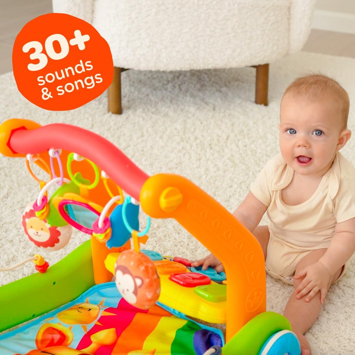 move2play, 4 in 1 baby play mat & activity centre gym | walker | infant toy for tummy time | birthday gift for 3, 4, 5, 6, 7, 8, 9, 10, 12+ months old boys & girls (yellow) move2play, 4 in 1 baby play mat & activity centre gym | walker | infant toy for tummy time | birthday gift for 3, 4, 5, 6, 7, 8, 9, 10, 12+ months old boys & girls (yellow)