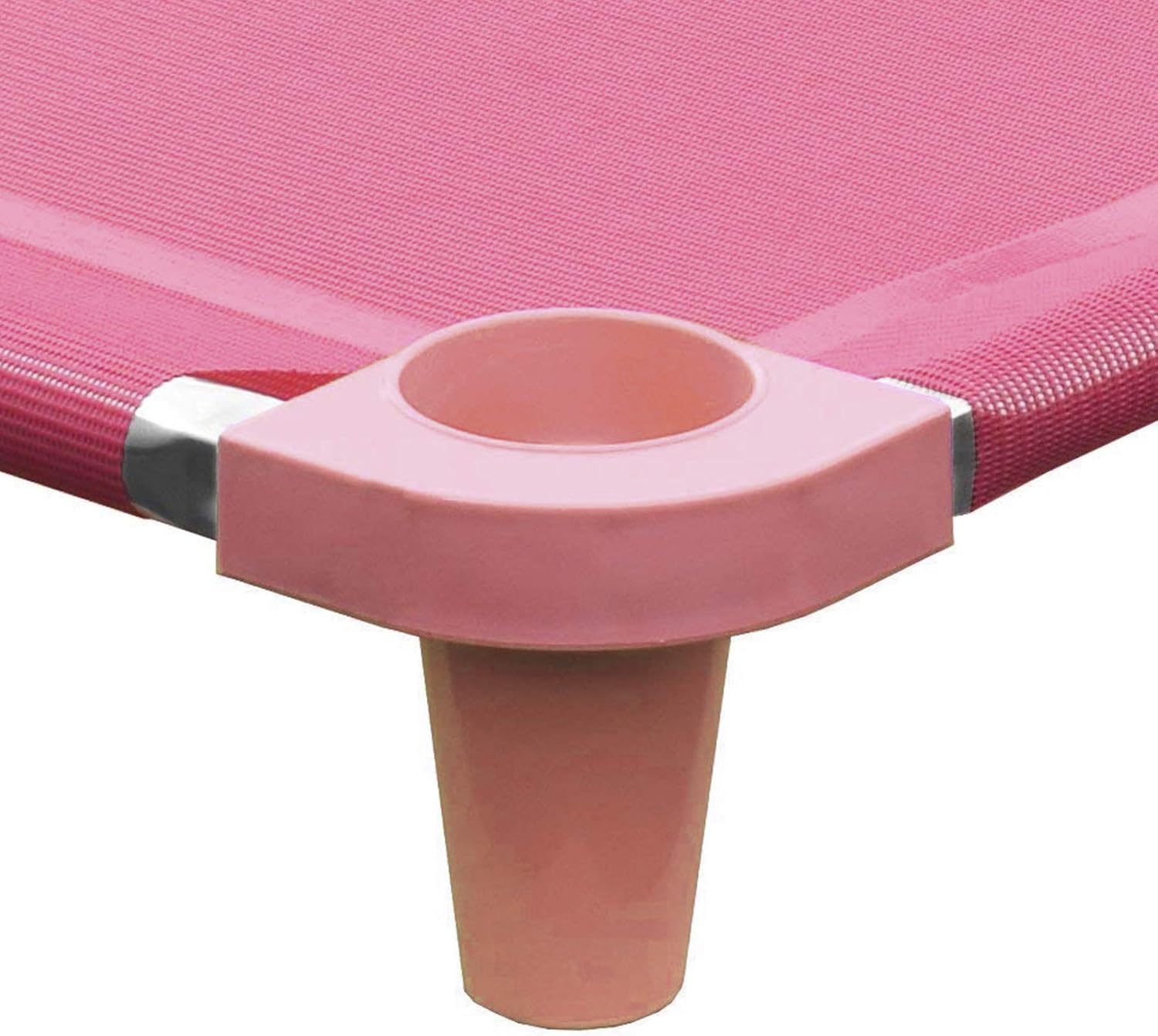 acrimet nap cot for kids, portable toddler child bed, stackable, 133 x 54cm (stainless steel tubes) (pink breathable mesh fabric pink feet) (1 pack) acrimet nap cot for kids, portable toddler child bed, stackable, 133 x 54cm (stainless steel tubes) (pink breathable mesh fabric pink feet) (1 pack)