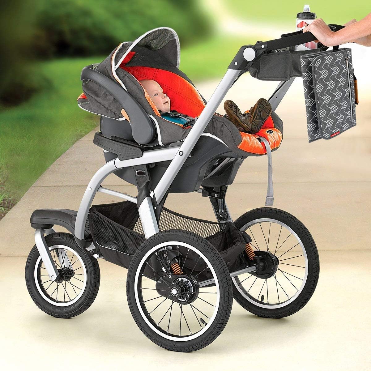 portable nappy changing mat, baby travel changing mat with storage pockets for toddlers infants & newborns, grey portable nappy changing mat, baby travel changing mat with storage pockets for toddlers infants & newborns, grey