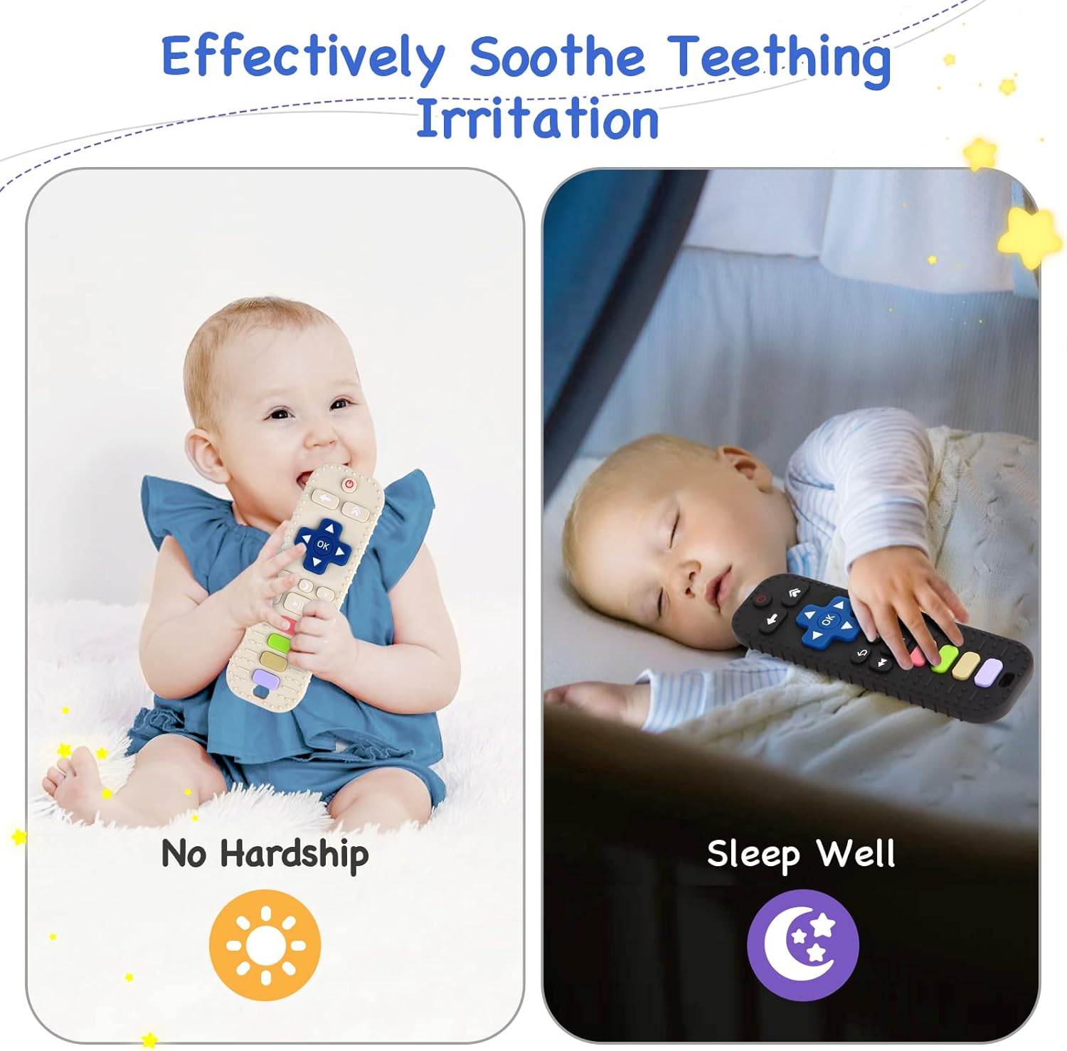 hooku 2 pieces silicone teething rings for babies 0 6 months, teething toys for babies 6 12 months, baby remote control toy, infant toy 0 3 months, sensory chew toy, toddler hooku 2 pieces silicone teething rings for babies 0 6 months, teething toys for babies 6 12 months, baby remote control toy, infant toy 0 3 months, sensory chew toy, toddler