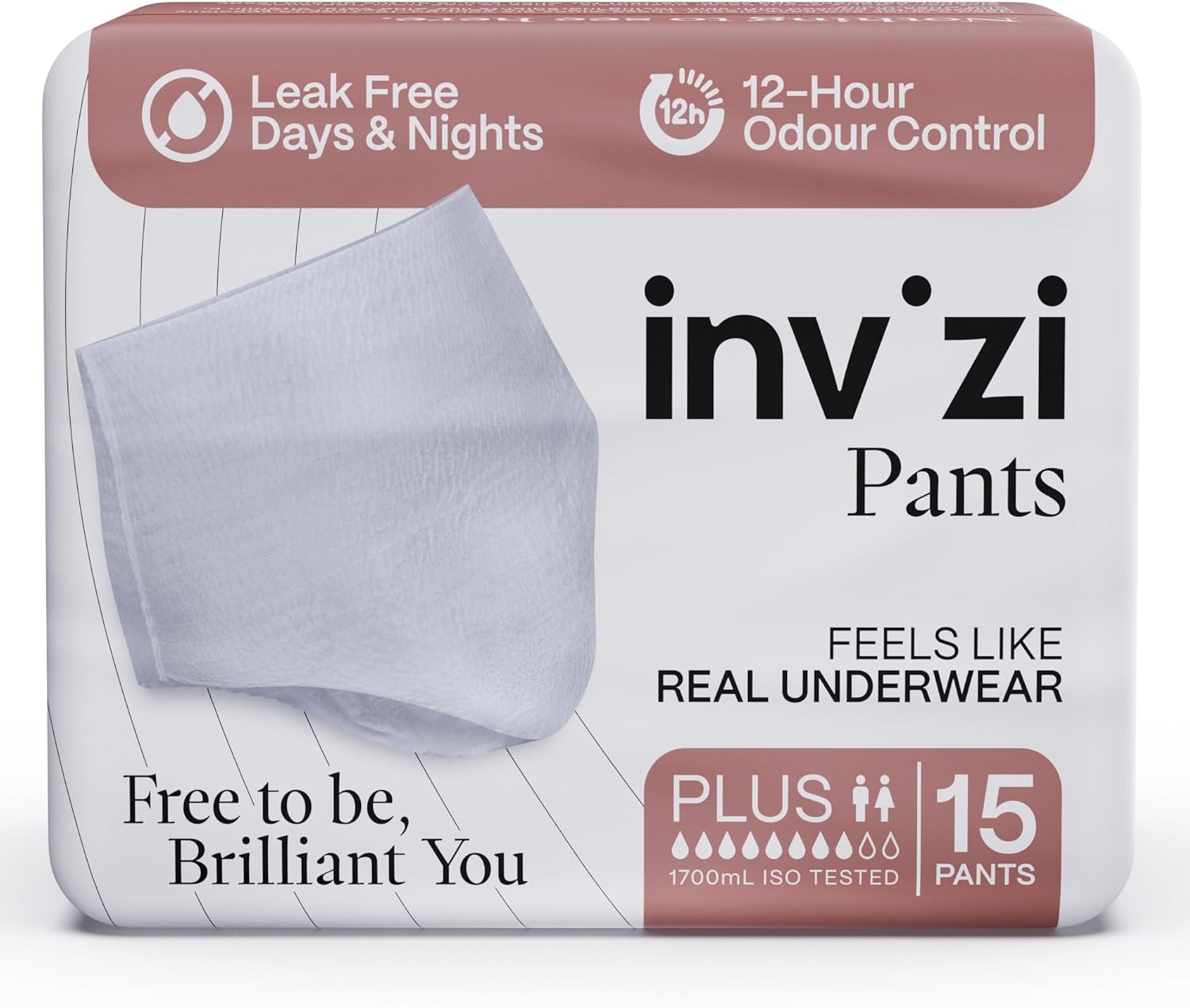 invizi pants plus disposable incontinence underwear – pull up pants for bladder & light bowel leaks, unisex, ultra absorbent for day & overnight protection small 15 pack invizi pants plus disposable incontinence underwear – pull up pants for bladder & light bowel leaks, unisex, ultra absorbent for day & overnight protection small 15 pack
