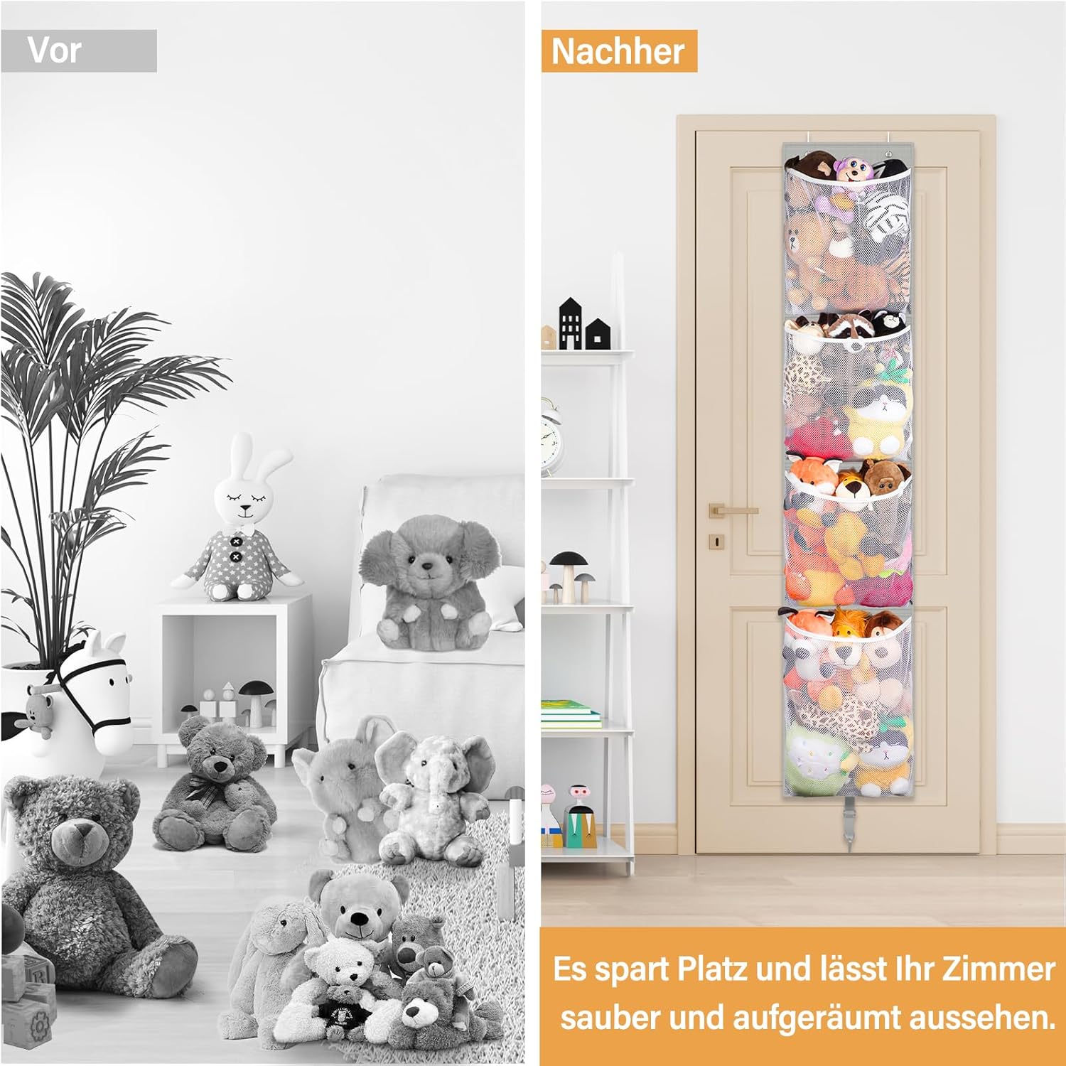 animal storage over door, hanging toy organizer, plush doll & bear baby accessory holder idea for nursery, 12 inch wide mesh bag for bi fold door closet girl boy kid room animal storage over door, hanging toy organizer, plush doll & bear baby accessory holder idea for nursery, 12 inch wide mesh bag for bi fold door closet girl boy kid room