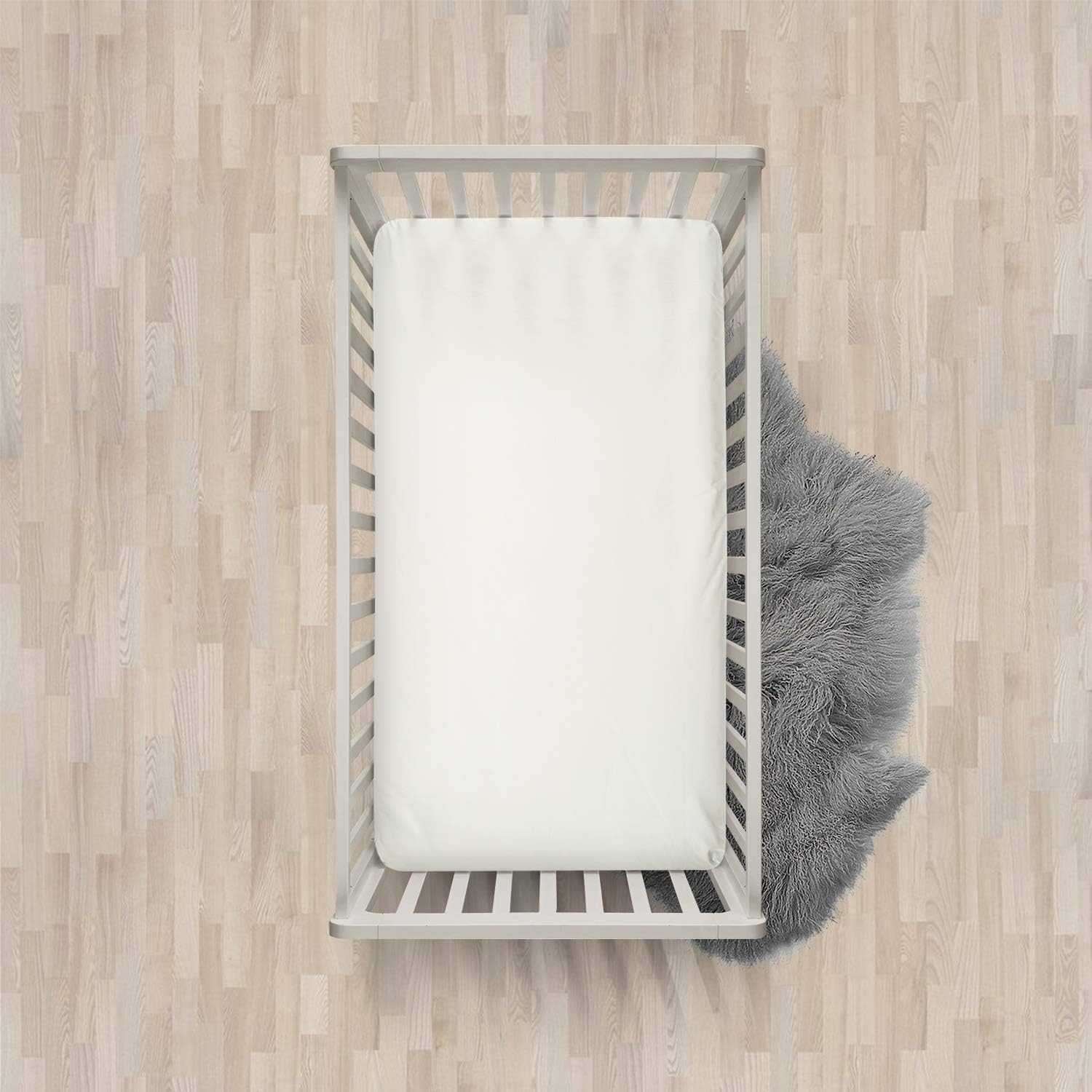 dudu n girlie next to me crib sheets fitted 51x85 | hypoallergenic toddler bed sheets | breathable & easy care junior bed sheets (pack of 2, cream) dudu n girlie next to me crib sheets fitted 51x85 | hypoallergenic toddler bed sheets | breathable & easy care junior bed sheets (pack of 2, cream)