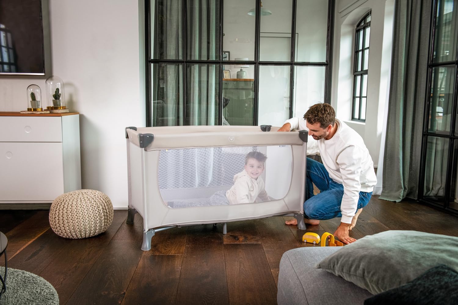 hauck dream n play, beige travel cot with transport bag for babies & toddlers, lightweight, fast & compact folding, 120cm x 60cm, from birth up to 15 kg hauck dream n play, beige travel cot with transport bag for babies & toddlers, lightweight, fast & compact folding, 120cm x 60cm, from birth up to 15 kg