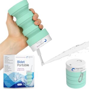solo portable travel bidet istinja– compact hygiene bottle for personal hygiene, postpartum, baby care, haemorrhoids, wudu – perineal wash toilet, hiking, camping, office – eco friendly reusable spray