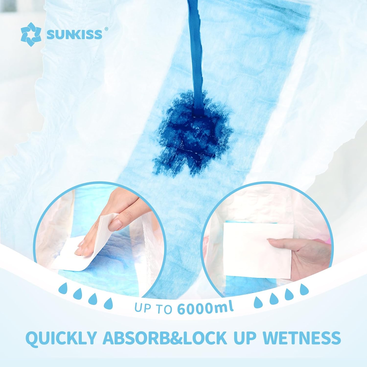 sunkiss masterpiece adult diapers with ultimate absorbency, unisex disposable incontinence briefs with tabs for women and men, odor control, overnight protection,blue, l/xl, 10 count sunkiss masterpiece adult diapers with ultimate absorbency, unisex disposable incontinence briefs with tabs for women and men, odor control, overnight protection,blue, l/xl, 10 count