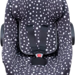 jyoko kids baby car seat cover liner made cotton compatible with pég perego primo viaggio, uppababy mesa go (winter sky)