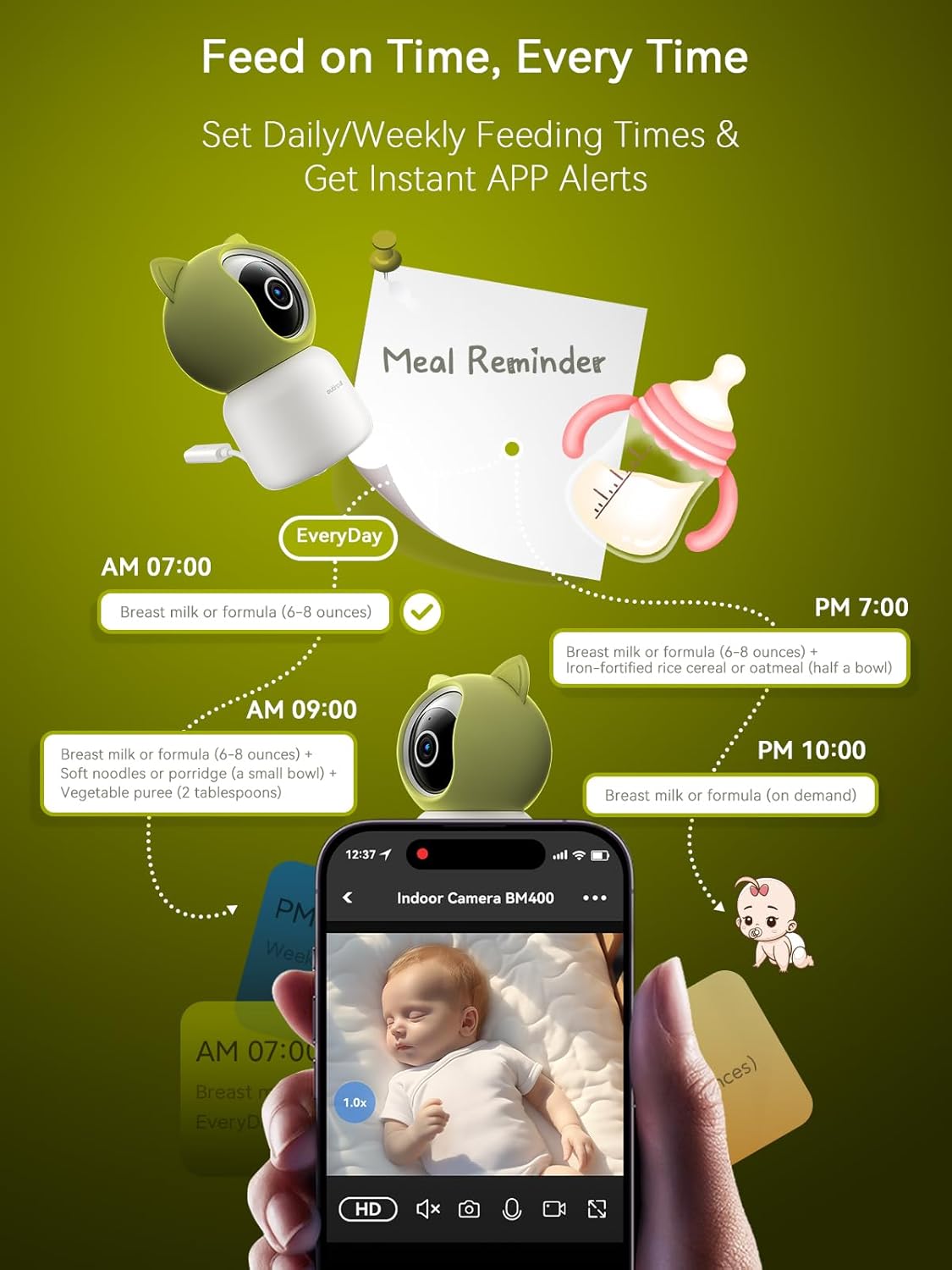 outinput 2k 4mp smart baby monitor 355° ptz wifi baby monitor with camera and night vision, cry detection, motion sensor & tracking, feeding reminder, 2 way talk, lullabies, app control baby camera outinput 2k 4mp smart baby monitor 355° ptz wifi baby monitor with camera and night vision, cry detection, motion sensor & tracking, feeding reminder, 2 way talk, lullabies, app control baby camera