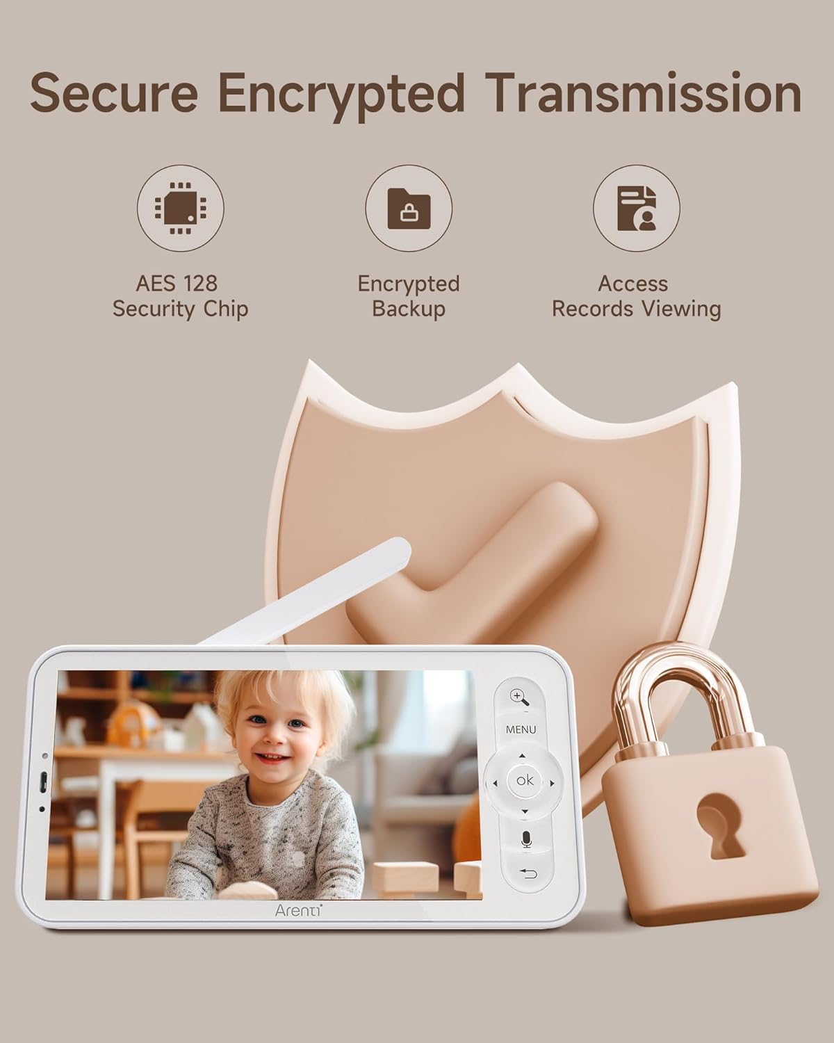 arenti parenti unit for ainanny b2 camera, replacement unit, 5 inch wireless baby monitor display arenti parenti unit for ainanny b2 camera, replacement unit, 5 inch wireless baby monitor display