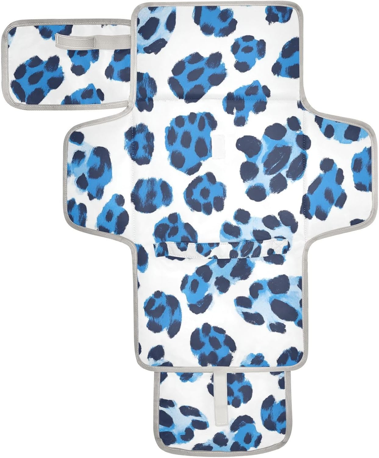 blue black leopard print reusable diaper pad changing mat with tissue pocket waterproof changing pad for baby infant travel station kit cambiadores de pa?ales para bebes blue black leopard print reusable diaper pad changing mat with tissue pocket waterproof changing pad for baby infant travel station kit cambiadores de pa?ales para bebes