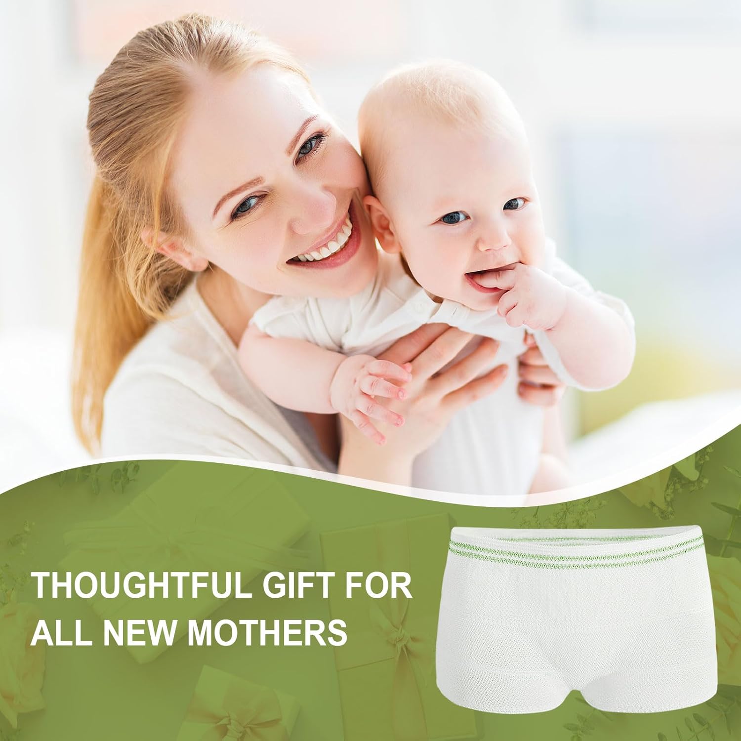 6 pack incontinence pants, xl fix reusable net pant for women and men, incontinence net knickers, breathable disposable pants for maternity daily travel (white) 6 pack incontinence pants, xl fix reusable net pant for women and men, incontinence net knickers, breathable disposable pants for maternity daily travel (white)