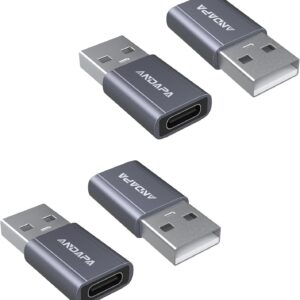 andapa usb c to usb adapter(4 pack) for iphone 12 13 14 15 16 mini pro max,airpods ipad pro,samsung galaxy note 10 20 21 s21 plus,google pixel 5 4 4a 3a xl