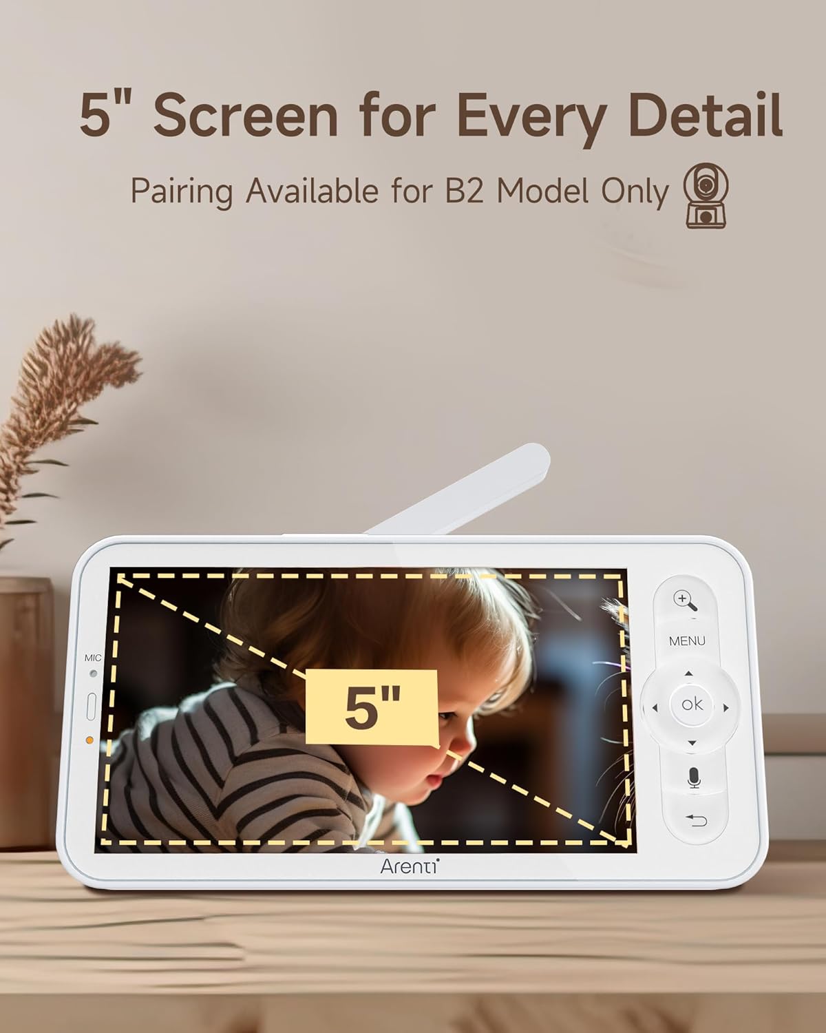 arenti parenti unit for ainanny b2 camera, replacement unit, 5 inch wireless baby monitor display arenti parenti unit for ainanny b2 camera, replacement unit, 5 inch wireless baby monitor display