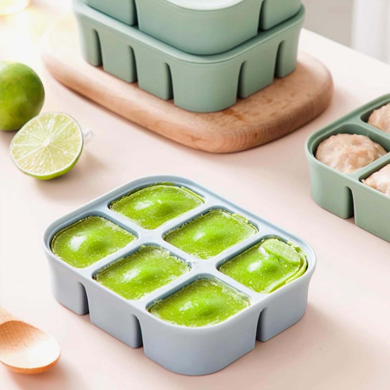 silicone baby food holder with multifunction temperature resistance infant silicone food tray for infants & toddler safe silicone baby food holder with multifunction temperature resistance infant silicone food tray for infants & toddler safe