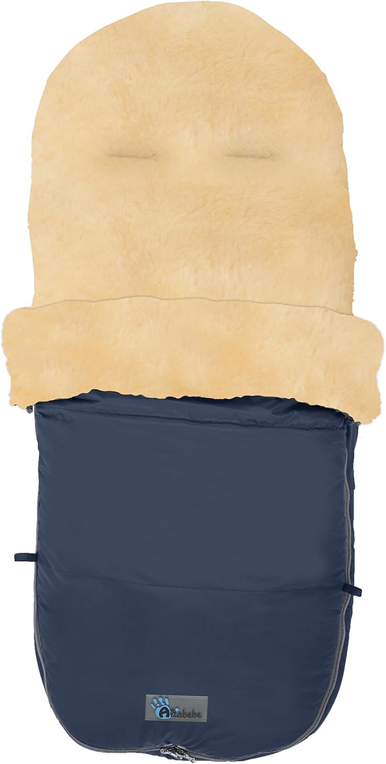altabebe mt2280lp 62 winter lambskin foot muff for bugaboo and joolz nordkap collection 12 36 months navy altabebe mt2280lp 62 winter lambskin foot muff for bugaboo and joolz nordkap collection 12 36 months navy