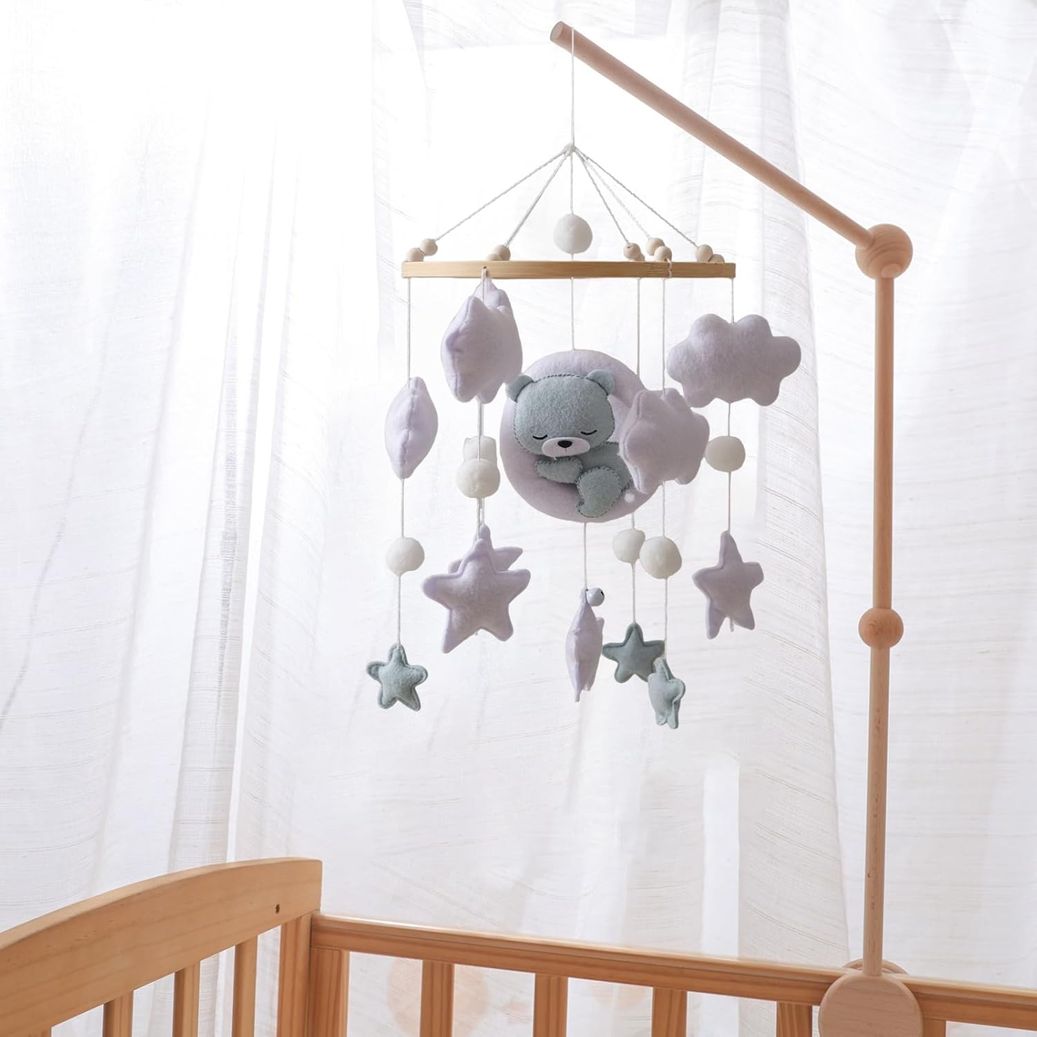 baby crib mobiles | soft musical mobile sleeper teddy | decorative toy for kids girls boys bedroom wall decor baby crib mobiles | soft musical mobile sleeper teddy | decorative toy for kids girls boys bedroom wall decor