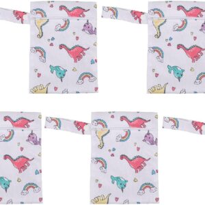 pilipane waterproof wet dry bag reusable miniature diaper bag for baby stroller travel essentials accessories waterproof cloth diaper organizer 5