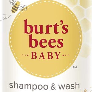 burt's bees baby shampoo & wash gel, fragrance free, gentle baby soap, 236.5 ml