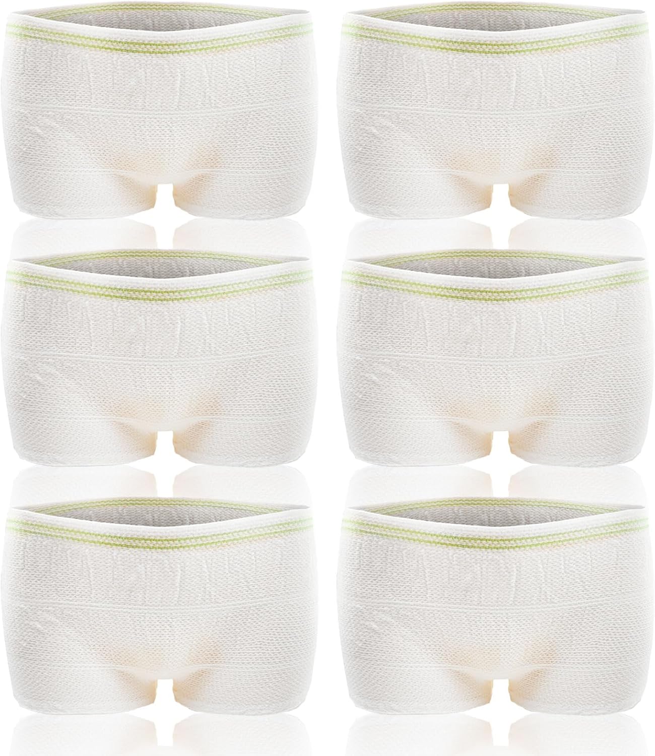 6 pack incontinence pants, xl fix reusable net pant for women and men, incontinence net knickers, breathable disposable pants for maternity daily travel (white) 6 pack incontinence pants, xl fix reusable net pant for women and men, incontinence net knickers, breathable disposable pants for maternity daily travel (white)