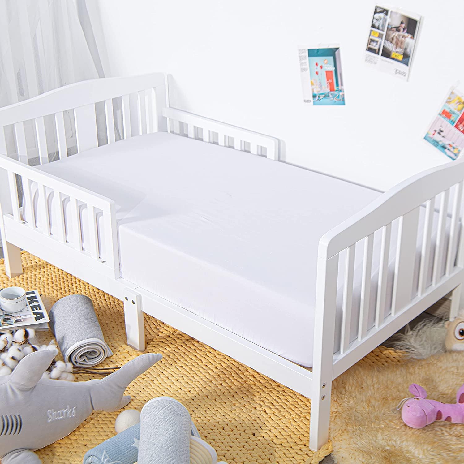 cot fitted sheets 120 x 60cm | bedding for cot bed | soft baby sheets for standard crib and toddler mattresses fully elasticated skirt breathable easy care cot fitted sheets 120 x 60cm | bedding for cot bed | soft baby sheets for standard crib and toddler mattresses fully elasticated skirt breathable easy care