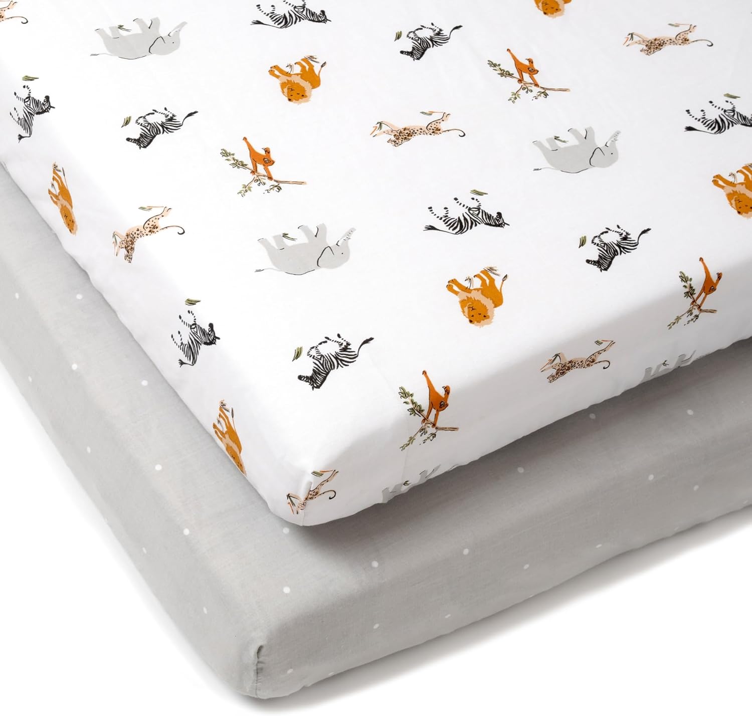 clair de lune jungle dream 2 pack fitted cot bed sheets 140 x 70 cm clair de lune jungle dream 2 pack fitted cot bed sheets 140 x 70 cm