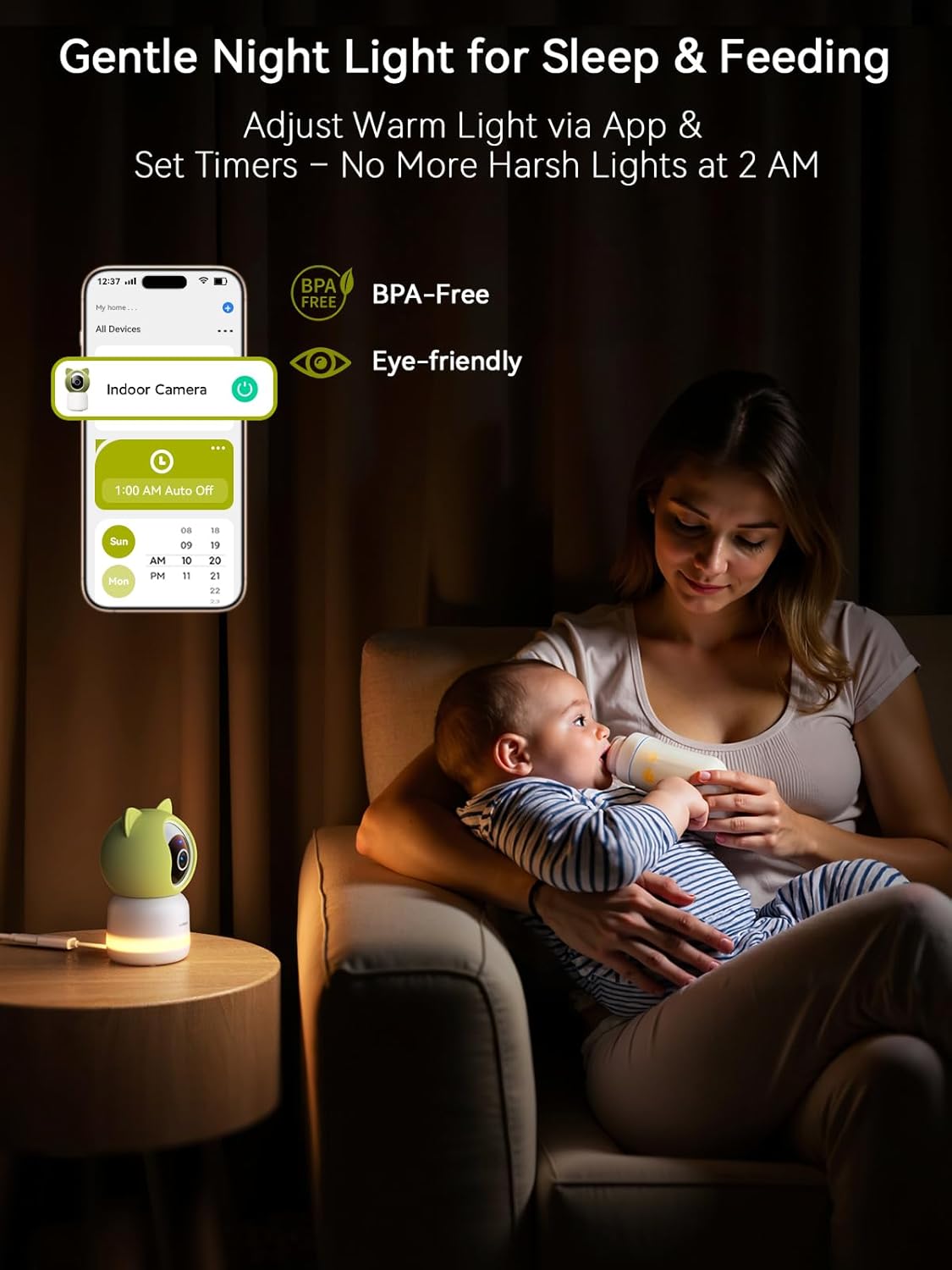 outinput 2k 4mp smart baby monitor 355° ptz wifi baby monitor with camera and night vision, cry detection, motion sensor & tracking, feeding reminder, 2 way talk, lullabies, app control baby camera outinput 2k 4mp smart baby monitor 355° ptz wifi baby monitor with camera and night vision, cry detection, motion sensor & tracking, feeding reminder, 2 way talk, lullabies, app control baby camera