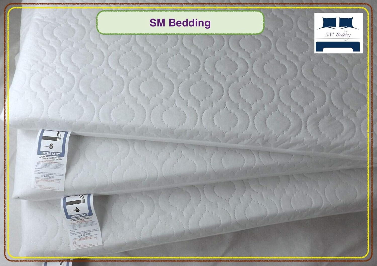 crib cot bed mattress comes with super soft breathable water resistant quilted cover, removable washable 140 x 70 x 7.5 cm crib cot bed mattress comes with super soft breathable water resistant quilted cover, removable washable 140 x 70 x 7.5 cm