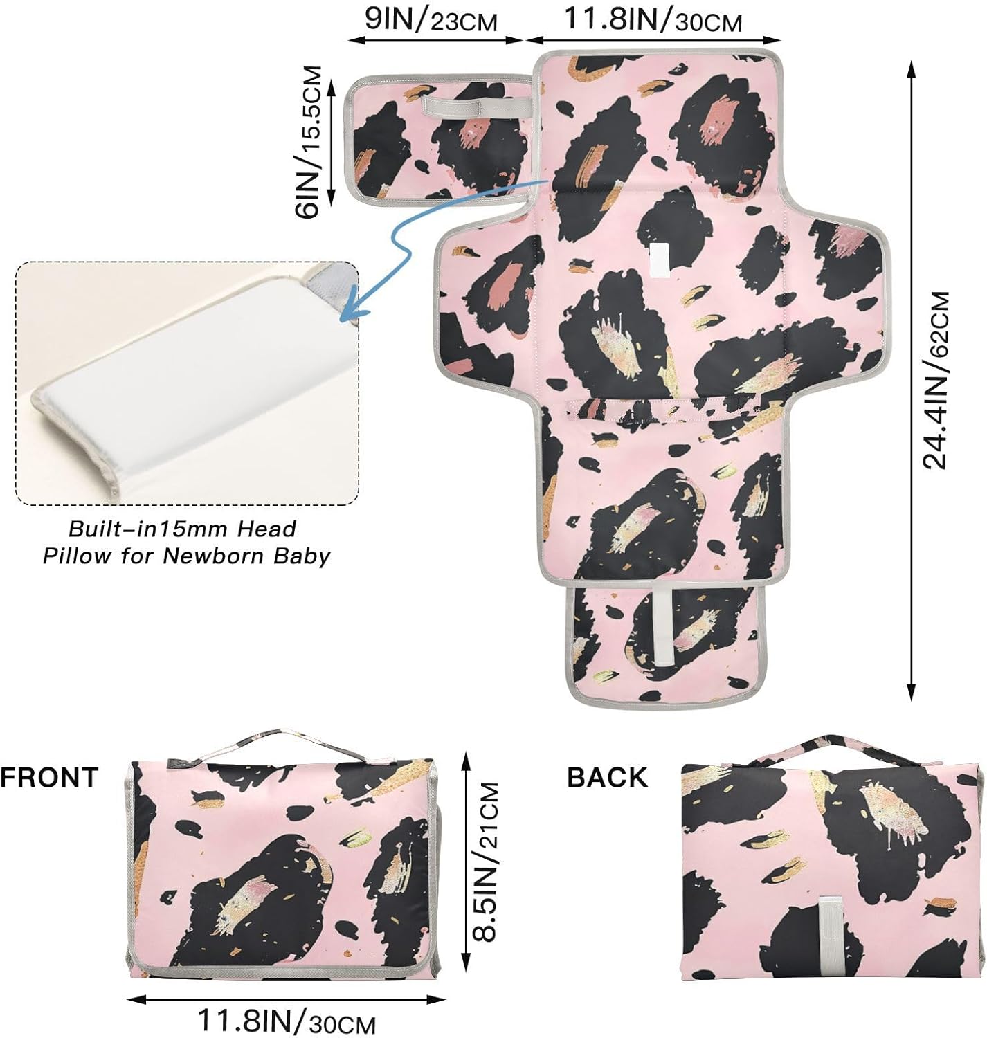 reusable portable changing mat with tissue bag, portable baby changing mat for infants travel station kit cambiadores de pa?ales para bebes reusable portable changing mat with tissue bag, portable baby changing mat for infants travel station kit cambiadores de pa?ales para bebes