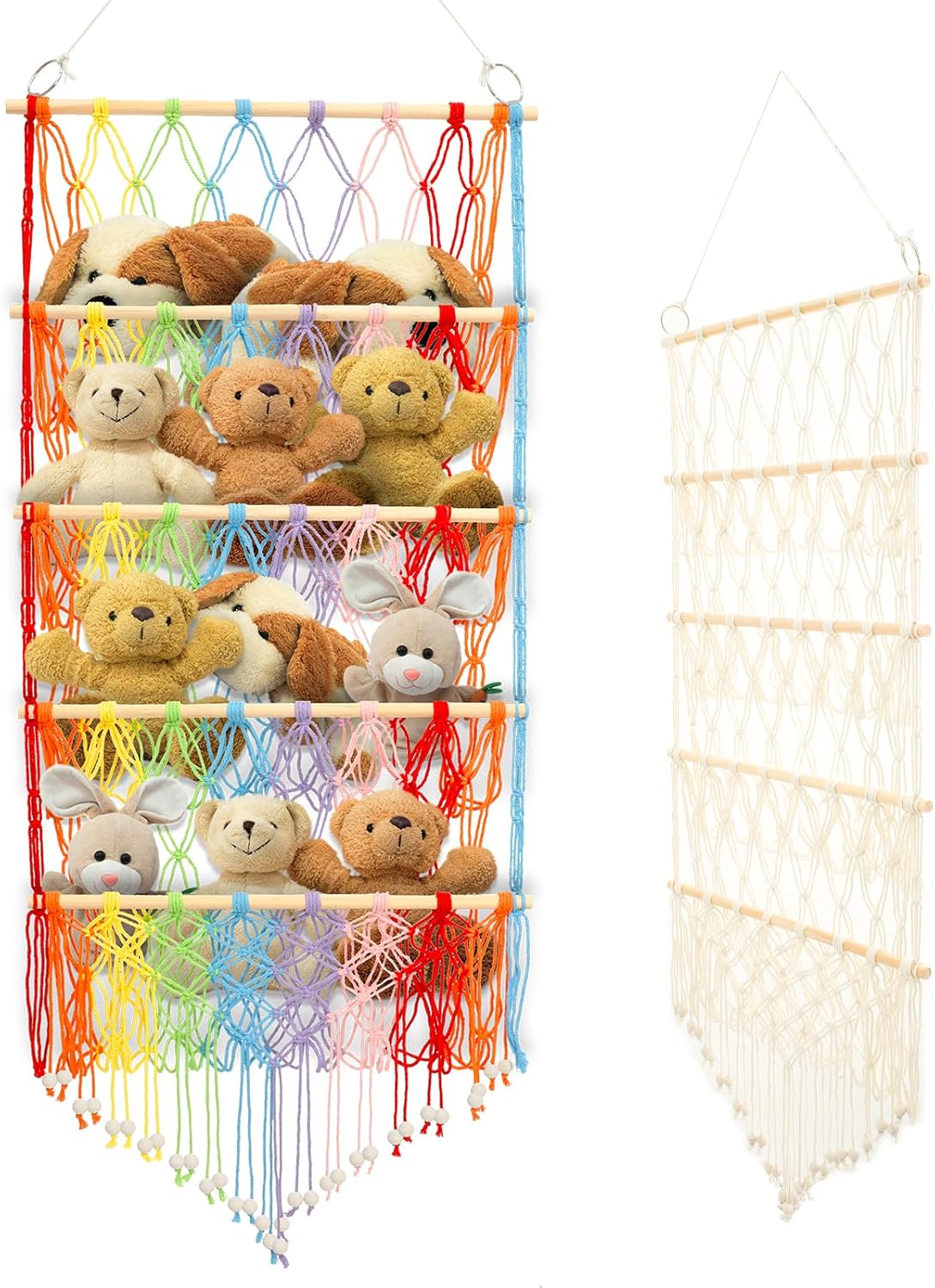 stuffed animal storage 4 layer versatile plush toy holder soft toy hammock large capacity vertical toy storage organizer safe nursery hanging organizer for bedroom bathroom nursery kid room (color) stuffed animal storage 4 layer versatile plush toy holder soft toy hammock large capacity vertical toy storage organizer safe nursery hanging organizer for bedroom bathroom nursery kid room (color)