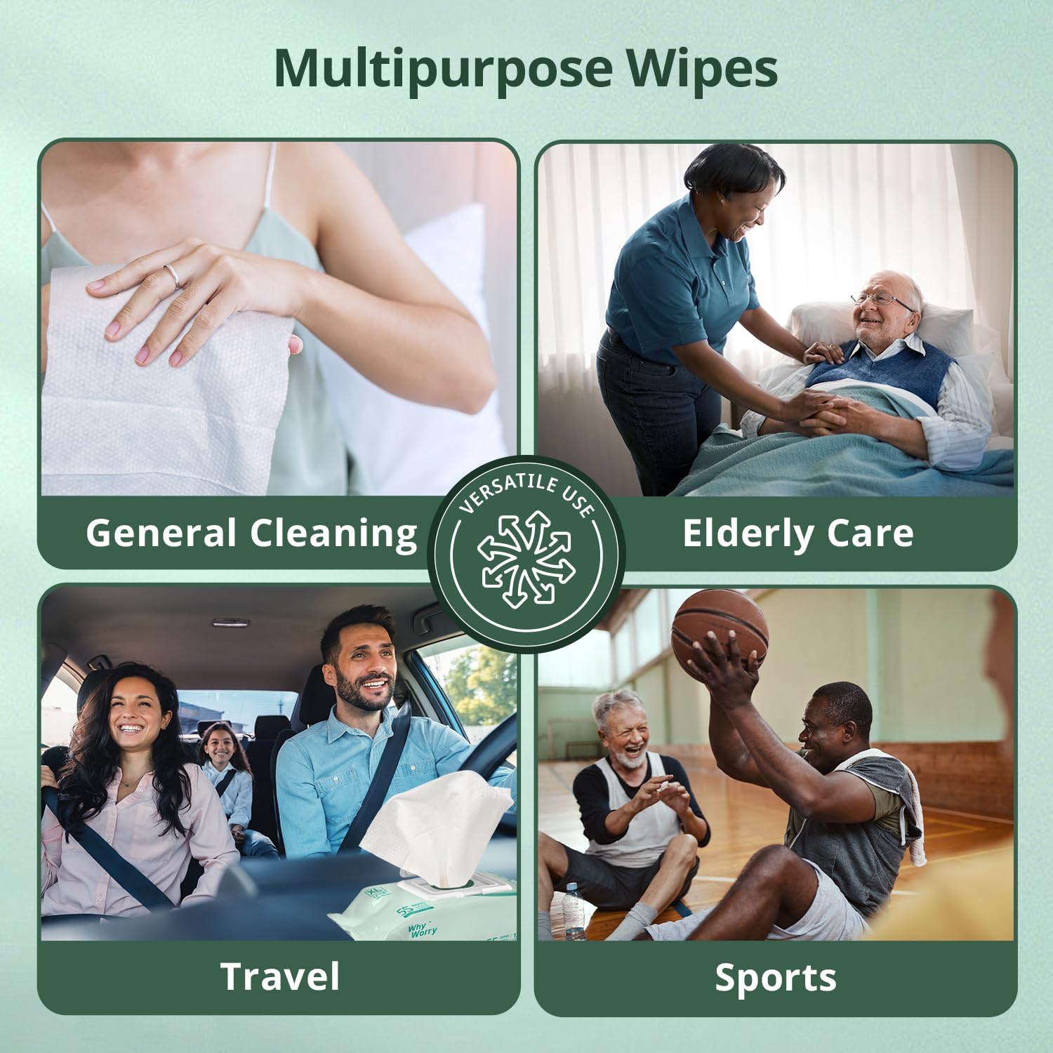 whyworry wet wipes for adults, extra large 20x30 cm body cleaning wipes for elderly care & incontinence cleansing, extra thick adult washcloths disposable with aloe & vitamin e, unscented, 220 count whyworry wet wipes for adults, extra large 20x30 cm body cleaning wipes for elderly care & incontinence cleansing, extra thick adult washcloths disposable with aloe & vitamin e, unscented, 220 count