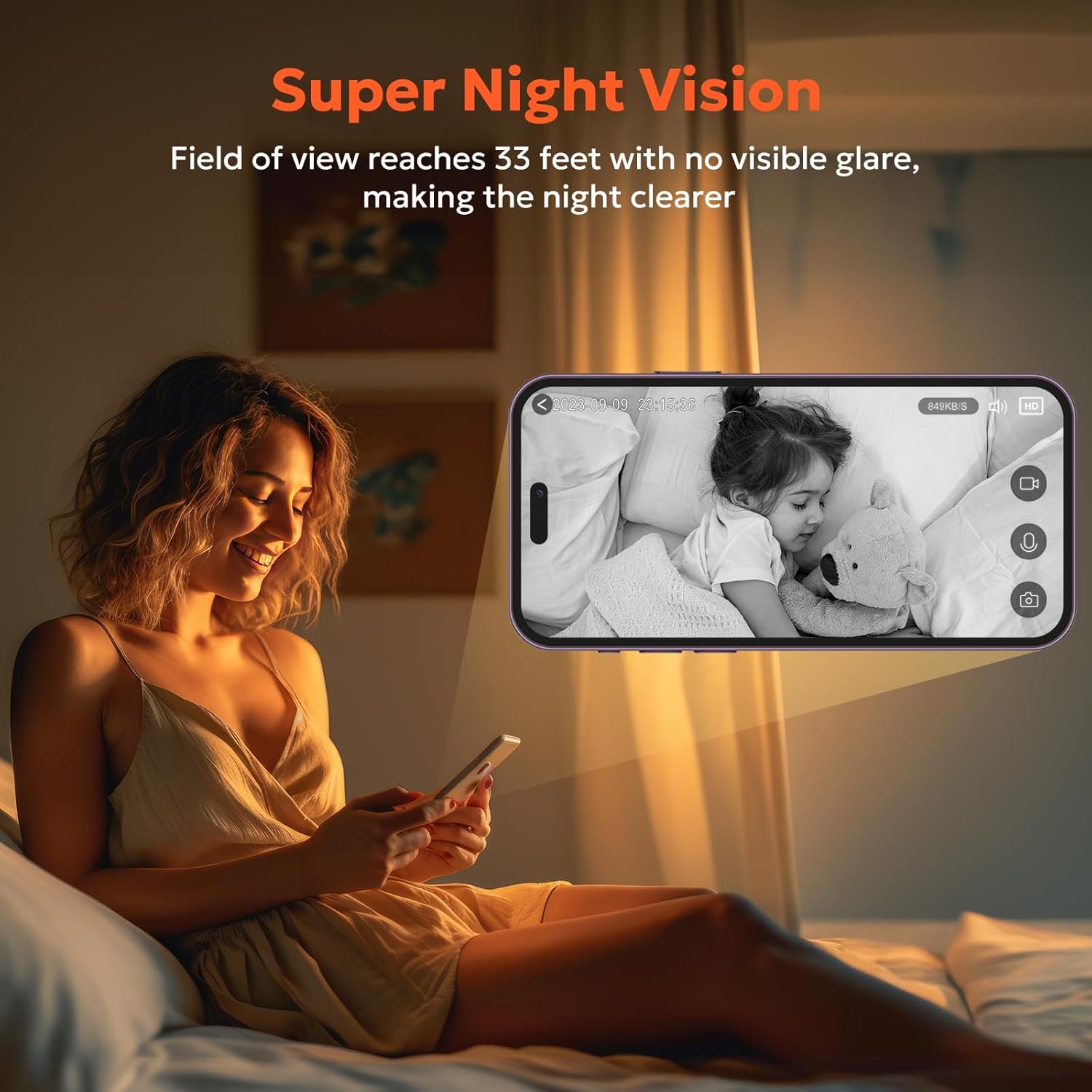 owltron 2k indoor camera 2 pack, 2.4ghz home security cameras for baby & elder, motion detection, night vision, 2 way talk wifi camera, baby monitor works with app & alexa owltron 2k indoor camera 2 pack, 2.4ghz home security cameras for baby & elder, motion detection, night vision, 2 way talk wifi camera, baby monitor works with app & alexa