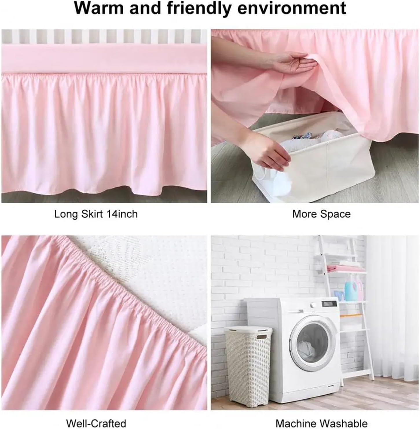 crib skirt for crib skirt with ruffles in plush, adjustable elastic bedding for toddlers, ruffled bed skirt, bed cover (white) crib skirt for crib skirt with ruffles in plush, adjustable elastic bedding for toddlers, ruffled bed skirt, bed cover (white)