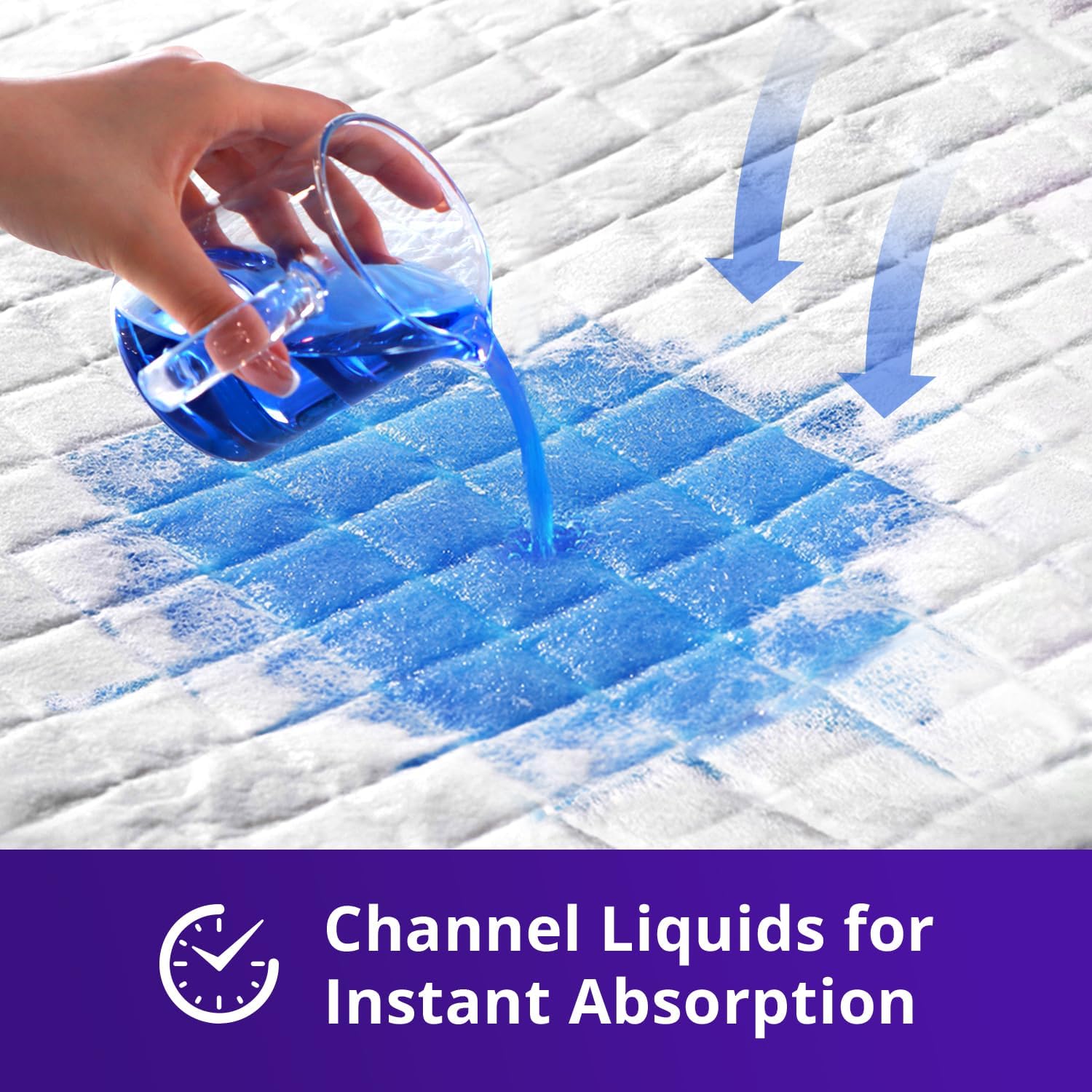 whyworry nightshield disposable incontinence bed pads 60 x 90 cm, bed wetting mats for adults with non slip grip, underpads, pee pads, mattress protectors, waterproof sheets odor control, 90 count whyworry nightshield disposable incontinence bed pads 60 x 90 cm, bed wetting mats for adults with non slip grip, underpads, pee pads, mattress protectors, waterproof sheets odor control, 90 count