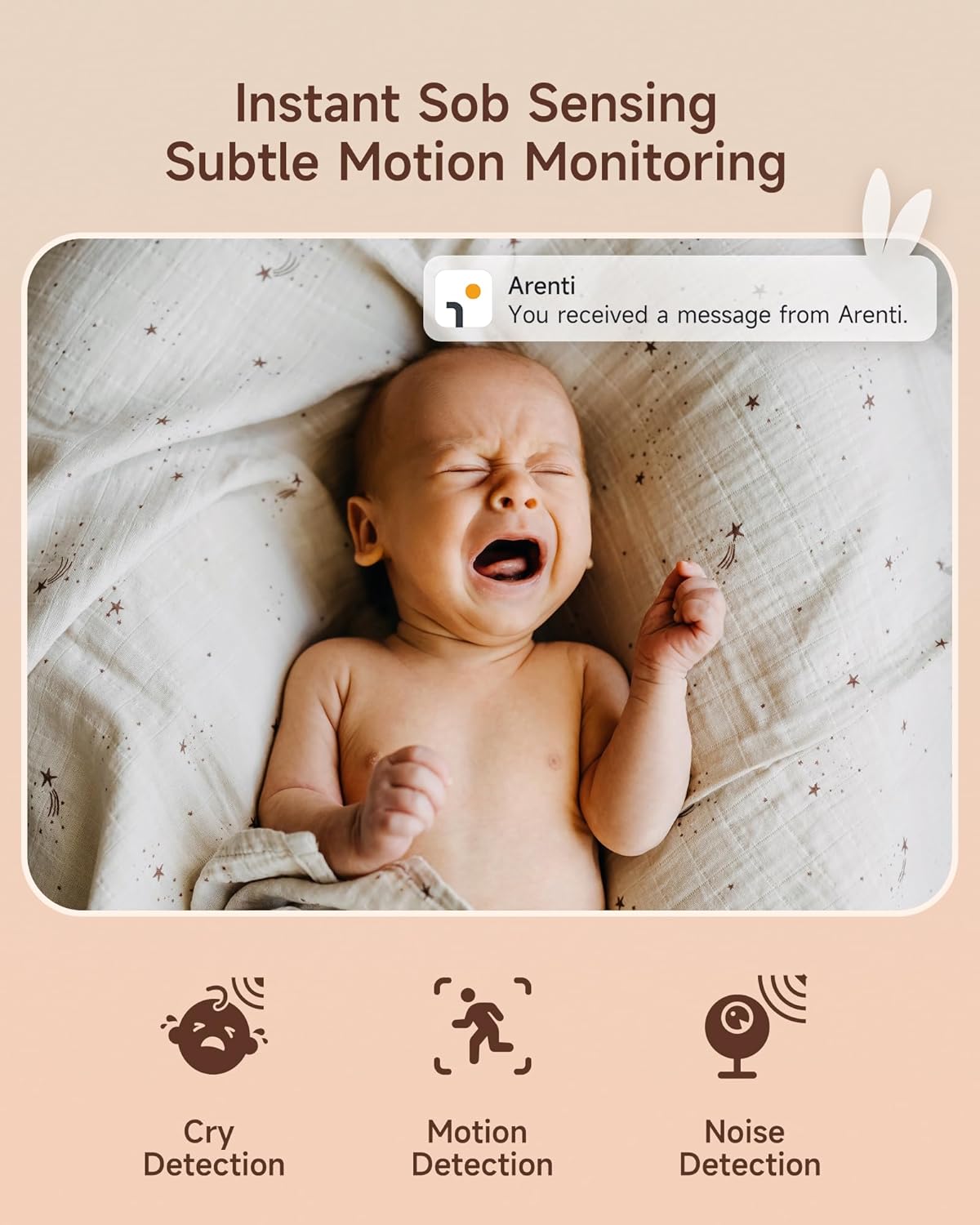 arenti 2.5k 5ghz wifi baby monitor with camera and night vision,5'' display,pan tilt,3350mah battery,2 way talk,6 color night light,long range,remote control arenti 2.5k 5ghz wifi baby monitor with camera and night vision,5'' display,pan tilt,3350mah battery,2 way talk,6 color night light,long range,remote control