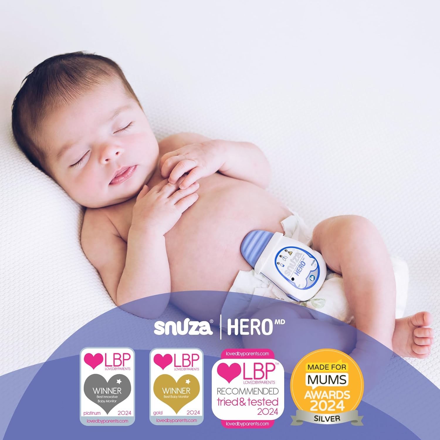 snuza hero md baby monitor – with alarm & notification function – wireless & portable – baby monitor for a more peaceful sleep for your baby snuza hero md baby monitor – with alarm & notification function – wireless & portable – baby monitor for a more peaceful sleep for your baby